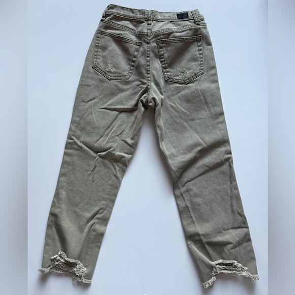 High Rise Gray Jeans - Picture 3 of 11